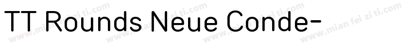 TT Rounds Neue Conde字体转换